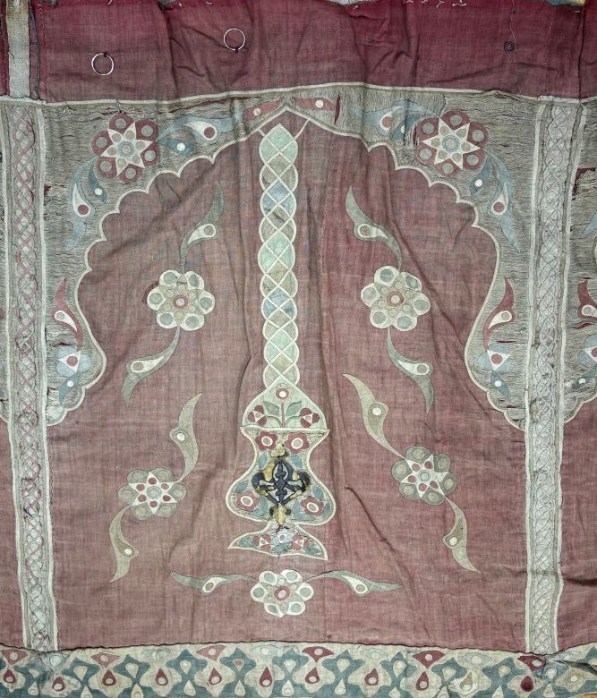 Namiot osmański z kolekcji tkanin orientalnych Lwowskiego Muzeum Historycznego